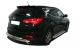 Защита заднего бампера Hyundai SantaFe 2012 двойная (радиус)  60/42